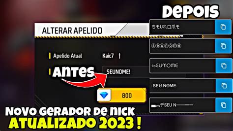 gerador de nick para jogos - gerador de nick feminino